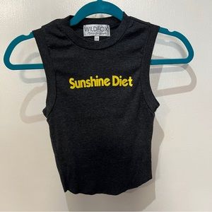 WILDFOX ☀️☀️☀️ sunshine diet tank top